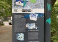 Ansicht Gedenktafel Fußballroute - 1:9 Union 92-Sportplatz - 2015