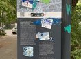 Ansicht Gedenktafel Fußballroute - 1:9 Union 92-Sportplatz - 2015