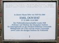 Ansicht Gedenktafel Emil Dovifat - 1990