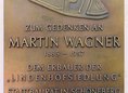 Ansicht Gedenktafel Martin Wagner