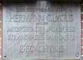 Ansicht Gedenktafel Hermann Clajus