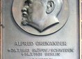 Ansicht Gedenktafel Alfred Grenander