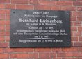 Ansicht Gedenktafel Bernhard Lichtenberg - 2007