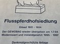 Ansicht Gedenktafel Flusspferdhofsiedlung