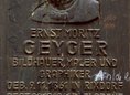 Ansicht Gedenktafel Ernst Moritz Geyger