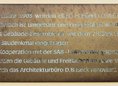 Ansicht Gedenktafel Baudenkmal
