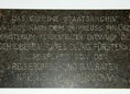 Ansicht Gedenktafel Preußisches Geheimes Staatsarchiv