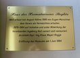 Ansicht Gedenktafel Haus des Heimatvereins Steglitz