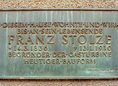 Ansicht Gedenktafel Franz Stolze - 1963