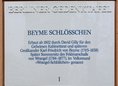 Ansicht Gedenktafel Beyme-Schlößchen