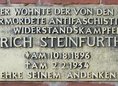 Ansicht Gedenktafel Erich Steinfurth