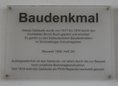 Ansicht Gedenktafel Baudenkmäler Schöneberger Industriegebiet