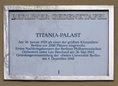 Ansicht Gedenktafel Titania-Palast