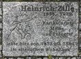 Ansicht Gedenktafel Heinrich Zille - 2009