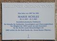 Ansicht Gedenktafel Marie Schlei - 2009