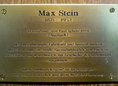 Ansicht Gedenktafel Max Stein