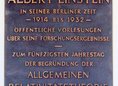Ansicht Gedenktafel Albert Einstein-Hörsaal - 1965