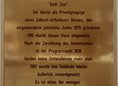 Ansicht Gedenktafel Synagoge "Beth Zion" - 1994