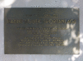Ansicht Gedenktafel Hanne-Sobek-Sportanlage