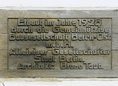 Ansicht Gedenktafel Wohnungsbau