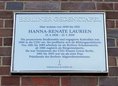 Ansicht Gedenktafel Hanna-Renate Laurien - 2021