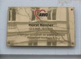 Ansicht Gedenktafel Horst Renner - 2016