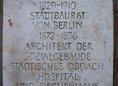 Ansicht Gedenktafel Hermann Wilhelm Albert Blankenstein