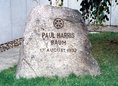 Ansicht Gedenktafel Paul Harris Baum