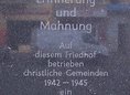 Ansicht Gedenktafel Zwangsarbeiterlager der christlichen … - 2002