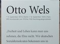 Ansicht Gedenktafel Otto Wels - 2009