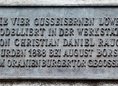 Ansicht Gedenktafel Löwenbrücke