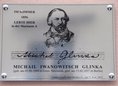 Ansicht Gedenktafel Michail Iwanowitsch Glinka - 2012