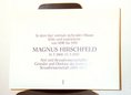 Ansicht Gedenktafel Magnus Hirschfeld