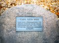 Ansicht Gedenktafel Carl Leid Weg - 1954