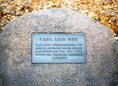 Ansicht Gedenktafel Carl Leid Weg - 1954