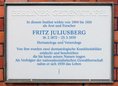 Ansicht Gedenktafel Fritz Juliusberg - 2011