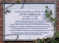 Ansicht Gedenktafel Otto Friedrich Karl Dibelius - 1999