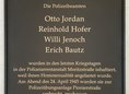 Ansicht Gedenktafel Ermordete Polizeibeamte - 2022