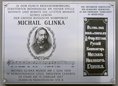 Ansicht Gedenktafel Michail Iwanowitsch Glinka
