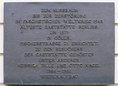 Ansicht Gedenktafel Gaststätte "Zum Nussbaum" - 1987