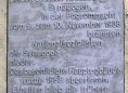 Ansicht Gedenktafel Kreuzberger Synagoge - 1988