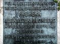 Ansicht Gedenktafel Alexander von Blomberg - 1913