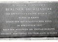 Ansicht Gedenktafel Gründung des ersten Arbeiterrats …