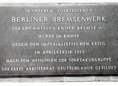 Ansicht Gedenktafel Gründung des ersten Arbeiterrats …