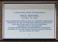 Ansicht Gedenktafel Inge Meysel - 2014