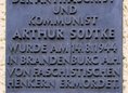 Ansicht Gedenktafel Arthur Sodtke - 1958