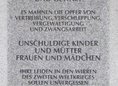 Ansicht Gedenktafel Opfer von Vertreibung, Verschleppung, … - 2001