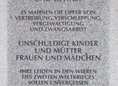 Ansicht Gedenktafel Opfer von Vertreibung, Verschleppung, … - 2001
