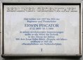 Ansicht Gedenktafel Erwin Piscator - 1990