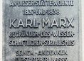 Ansicht Gedenktafel Karl Marx - 1929